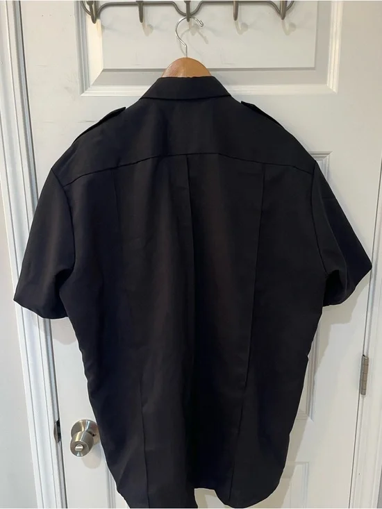 Official National Patrol Private Security Uniform 17-17.5 Short Sleeve Black EUC - Picture 6 of 8